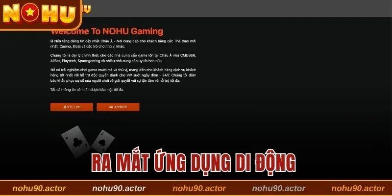 Ra mắt ứng dụng di động